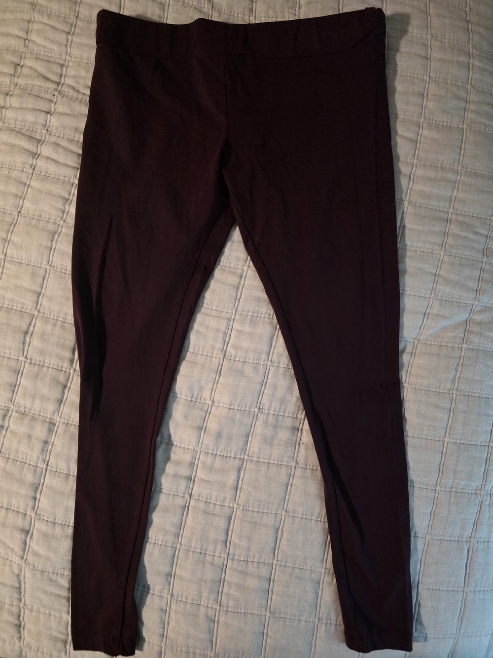 Matty M Stretch Leggings in Deep Burgundy